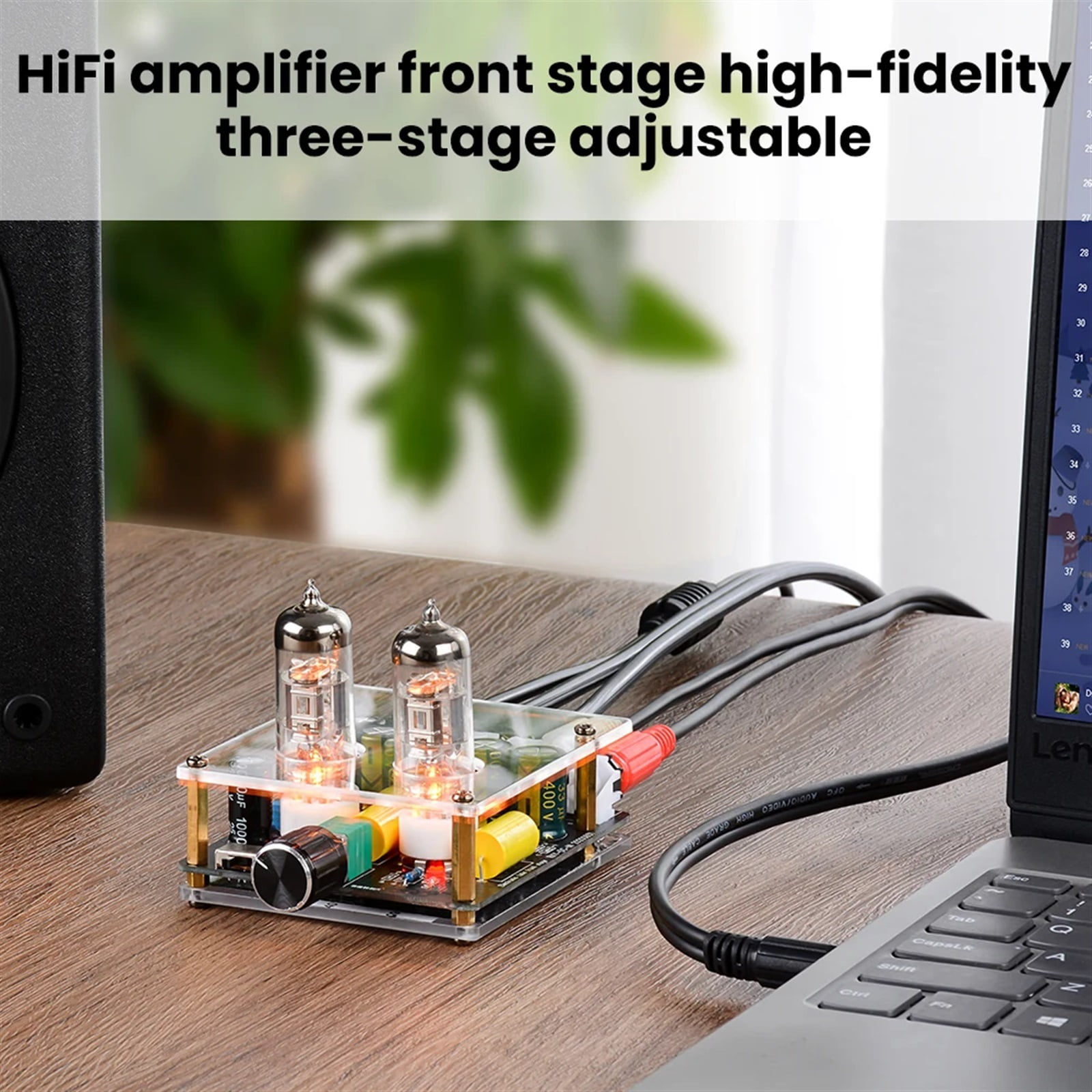 Upgraded 6A2 Tube Preamplifier Amplifiers HiFi Preamp Bile Buffer Audio Amp Speaker Sound Amplifier Home Theater DIY ,Multiple inputs