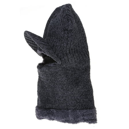 ZPAQI Knit Balaclava Winter Fleece Ski Face Mask Warm Face Cover Hat Cap Gaiter Scarf