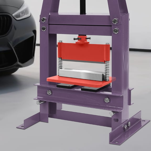 Red Press Brake Attachment, Press Brake Attachment for Hydraulic Shop Presses, 12" Press Brake Attachment