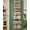 White, variant on Over The Door Organizer, 8-Tier Metal Pantry Storage with Adjustable Baskets for Kitchen, Back of Door Seasoning  (White)