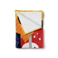 thumbnail image 2 of Abstract Woman Soft Flannel Fleece Throw Blanket, Pattern of a Female Dressed in Cool Clothes Accessories, Cozy Plush for Indoor and Outdoor Use, 50" x 60", Vermilion Multicolor, by Ambesonne, 2 of 5