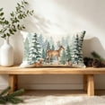 thumbnail image 5 of AYktou 20×12 Inch Christmas Pillow Covers, Soft Breathable Rectangular Throw Pillow Cases, Xmas Sofa Cushion Cover Holiday Winter Pillowcase for Bedroom Office Indoor Home Christmas Decor, 5 of 7