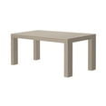 thumbnail image 4 of Plank+Beam Modern Dining Table, Solid Wood Rectangular Kitchen Table for Kitchen/Dining Room, 72", Seashell, 4 of 9