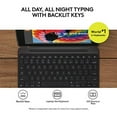 thumbnail image 2 of Open Box LOGITECH SLIM COMBO CASE DETACHABLE BACKLIT BLUETOOTH IPAD 5TH 6TH GEN BLACK, 2 of 6