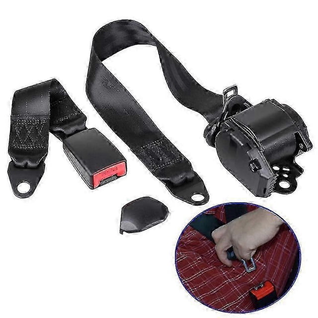 Universal Car Seat Belts - Three-point Adjustable Seat Belts