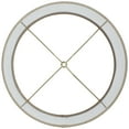 thumbnail image 5 of Springcrest Set of 2 Tall Drum Lamp Shades Oatmeal Medium 14" Top x 14" Bottom x 15" High Spider Replacement Harp and Finial Fitting, 5 of 7