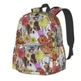 thumbnail image 1 of Disketp Cute Dogs Puppy Mochila Escolar de Gran Capacidad y Peso Ligero, Mochila de Viaje Ideal para Escuela, Trabajo y Uso Diario, Cómoda y con Estilo, 1 of 8
