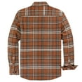 thumbnail image 3 of Dubinik® Flannel Shirt for Men Long Sleeve Men's Casual Button-Down Shirt 100% Cotton Soft Plaid Regular Fit with Pockets, 3 of 7