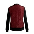 thumbnail image 2 of Veste d'Automne Hiver Femmes Veste de Vol Chaud Veste de Moto, 2 of 4