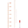 thumbnail image 1 of Unique Bargains Growth Chart 200cm Metric Height Chart Ruler Wall Decor with Marker Pen, Orange, 1 of 6