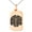 Rose, variant on Stainless Steel Letter R Initial 3D Cube Box Monogram Engraved Small Rectangle Dog Tag Charm Pendant Necklace