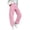 Hot Pink, variant on Womens Elastic Buttons High Waisted Striped Palazzo Pants Straight Leg Pant Trousers with Pockets, Womens Pants Petite Short Length