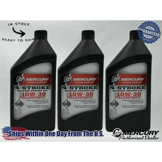 Mercury OEM SAE 25W-40 Synthetic Blend Marine Engine Oil Quart
