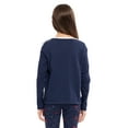 thumbnail image 3 of Wonder Nation Hello Kitty Girls Cotton Graphic Tee with Long Sleeves, Sizes 4-18, 3 of 8