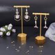 thumbnail image 5 of 40 piezas de aretes chapados en oro de 18 quilates con circonita cúbica y 40 cierres de mariposa para hacer joyas., 5 of 9