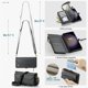 thumbnail image 3 of Caso de cartera Compatible con Samsung Galaxy S23 Más 6.6" RFID de Bloqueo 10-Titular de la Tarjeta de Cuero de la PU de la broche Magnético Correa Bolsillo con Cremallera caja del Teléfono, 3 of 9
