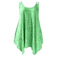 thumbnail image 5 of Casual Summer Dress Sleeveless Asymmetric Style With Heart Print Flowy Comfortable Dress, 5 of 5