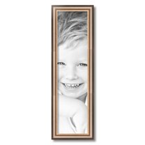 ArtToFrames 7" x 27" Anique Silver Picture Frame, 7x27 inch Silver Wood Poster Frame (WOM-4964)