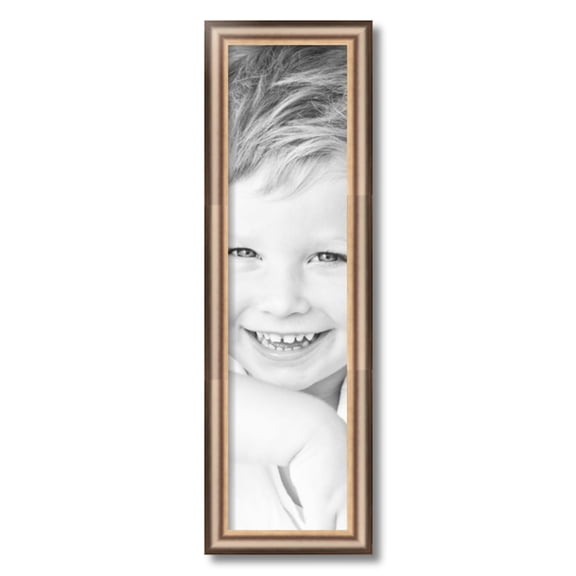 ArtToFrames 7x27" Anique Silver Picture Frame, Silver Wood Poster Frame, with Regular Acrylic and 2 (FBPL-4964)