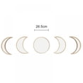 thumbnail image 2 of Luxsea Scandinavian Natural Decor Acrylic Moonphase Mirrors Interior Design Wooden Moon Phase Mirror Bohemian Wall Decoration For Room, 2 of 3