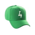 thumbnail image 3 of Daxton StructuWhite Baseball Hat Cap Curved Visor Vintage Custom Number, Kelly Hat, White Number 4, 3 of 4
