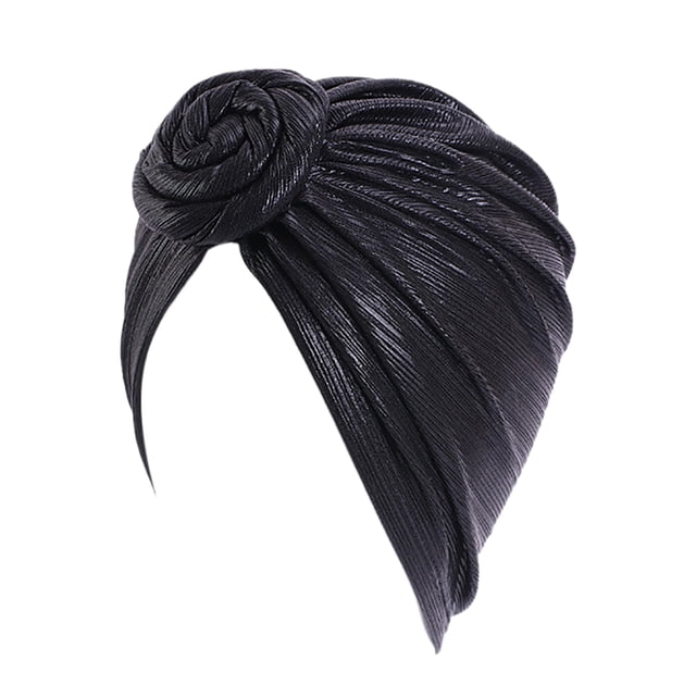 Coofit Turban pour Femmes Nœud Mode Paillettes Vintage Bonnet Perte de Cheveux