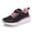 Black/Pink, variant on Gymepic Girls Breathable Mesh Running Shoes Lightweight Athletic Sneakers Non-Slip Kids Sport Shoes