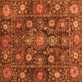 thumbnail image 1 of Ahgly Company Indoor Square Oriental Orange Traditional Area Rugs, 3' Square, 1 of 4