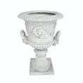 thumbnail image 6 of Alena Outdoor Light Weight Concrete Chalice Garden Urn Planter, Antique White, 6 of 6
