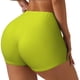 thumbnail image 1 of Fotbe Yellow Shorts Sin Costuras – Shorts Deportivos de Cintura Alta para Mujer, Elásticos para Gimnasio, Yoga, Running o Ciclismo-Small, 1 of 8
