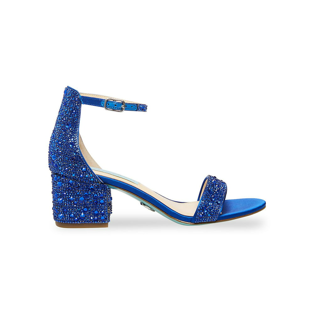 Betsey Johnson - Blue Mari Embellished Sandals - Walmart.com - Walmart.com