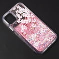 thumbnail image 4 of Kaleidio Case For iPhone 12 (6.1"), iPhone 12 Pro (6.1") [Quicksand Glitter] TPU Premium Waterfall Hybrid Skin Cover [Liquid Sakura], 4 of 5
