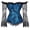 Blue, variant on Renaissance Corset For Women Lace Long Sleeves Corset Top Victorian Overbust Corset Off Shoulder Corselet