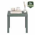 thumbnail image 5 of Furinno Classic Toolless Assembly Square Side Table, Green End Table with 1.8 Thick Tabletop, Night Stand, Bedside Table, for Living Room, Bedroom, Light Sage, 5 of 5