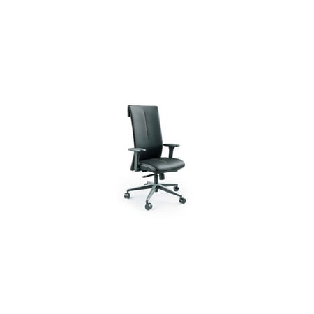 leather office chair - black product