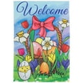 thumbnail image 2 of Northlight Welcome Easter Basket Outdoor House Flag 28" x 40", 2 of 7