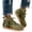 Green, variant on Womens Vintage Fringe Platform Boots Suede Studded Tassel Ankle Booties Lightweight Lace Up Casual Shoes
