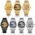 thumbnail image 2 of Luxury Men's Mechanical Watch Automatic Tourbillon Skeleton Movement Waterproof Stainless Steel Male Wristwatch, 2 of 24