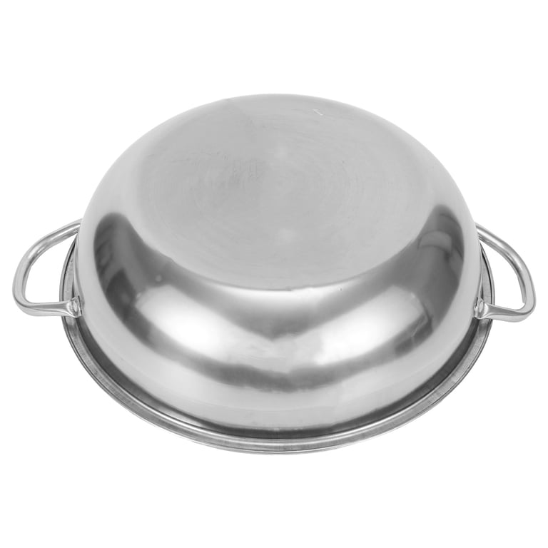 Divided Cooking Pot For Induction 28cm Stainless Steel Twin Divided Hot ...