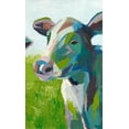 thumbnail image 2 of Popp, Grace 21x32 Gold Ornate Wood Framed with Double Matting Museum Art Print Titled - Painterly Cow III, 2 of 4