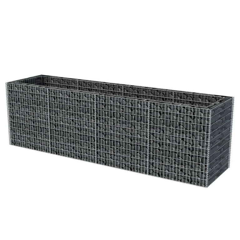 vidaXL Hexagonal Gabion Raised Bed 39.4x35.4x19.7