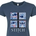 thumbnail image 3 of Disney - Lilo & Stitch - All The Expressions of Stitch - Juniors Fitted Graphic T-Shirt, 3 of 5