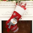 thumbnail image 2 of Gcvizuso Christmas Stockings, Clearance Christmas Decor, Christmas Large Stockings Plaid With Cuff Stocking Decor Gift Bag, 2 of 2