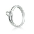 thumbnail image 4 of .03 cttw Diamond "Love Waits" 925 Sterling Silver Purity Ring Size 6, 4 of 5