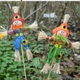 thumbnail image 2 of 2 Pack Small Fall Harvest Scarecrow Decor, 15.7" Scarecrow for Garden, Home, Yard, Porch, Thanksgiving Halloween Decor, 2 of 6