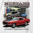 thumbnail image 3 of Wild Bobby Ford Mustang Untamed Spirit Mens Cars and Trucks Men Premium Tri Blend Tee, 3 of 6