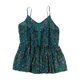 thumbnail image 1 of Blusa tÃºnica de encaje Floral para mujer Aeropostale verde extragrande, 1 of 1
