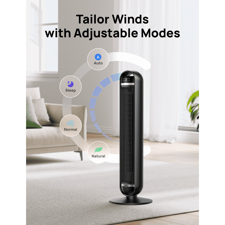 DREO 36-Inch Bladeless Tower Fan with Remote photo 5