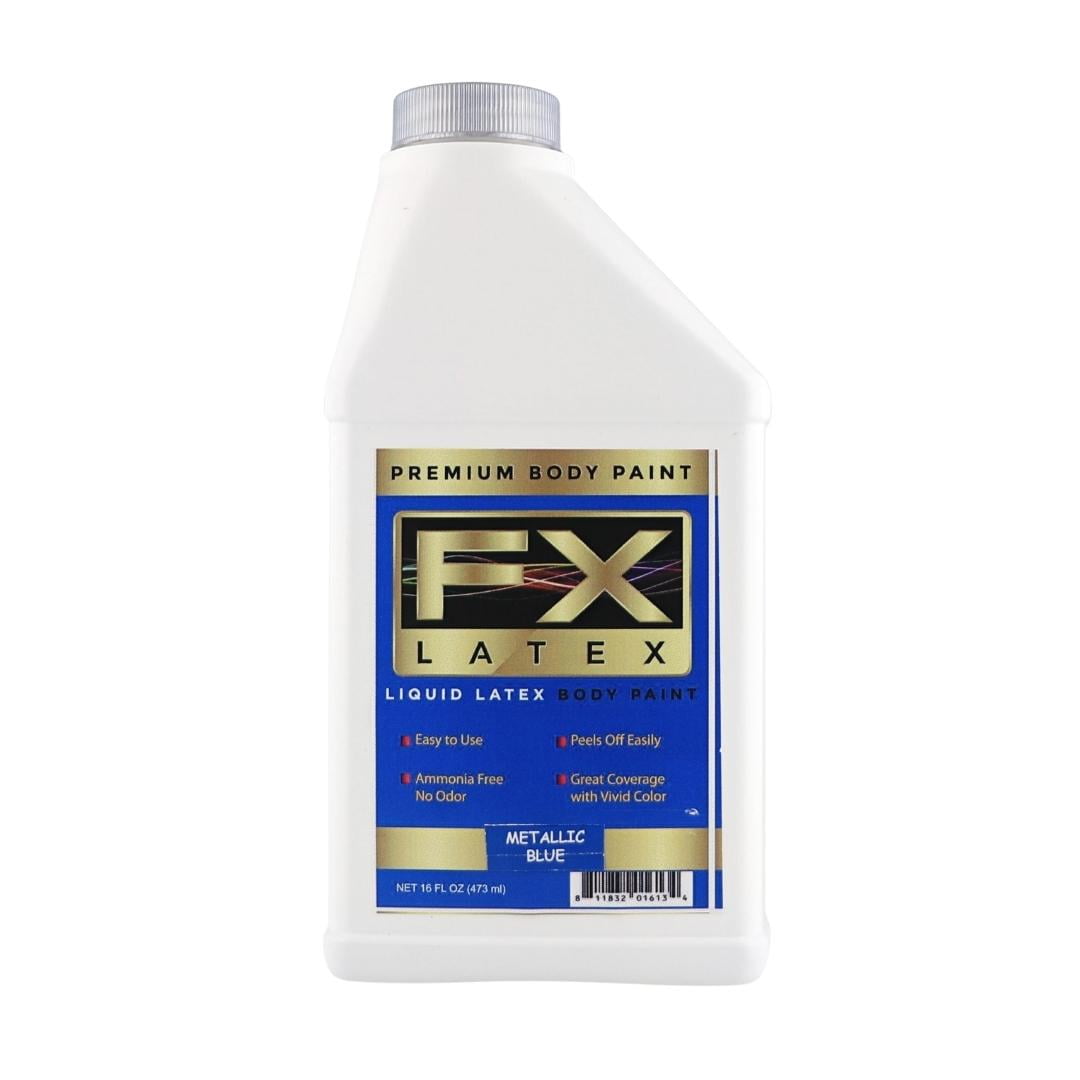 16oz Metallic Blue Liquid Latex *Ammonia Free* Body Paint