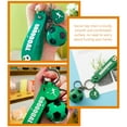 thumbnail image 3 of KAKOWELY Colgante Llavero De Fútbol Verde Con Único Para De Y Bolso, 3 of 8
